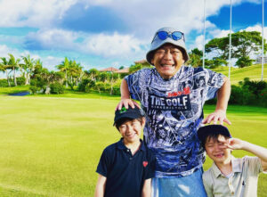 遠藤章造と子供